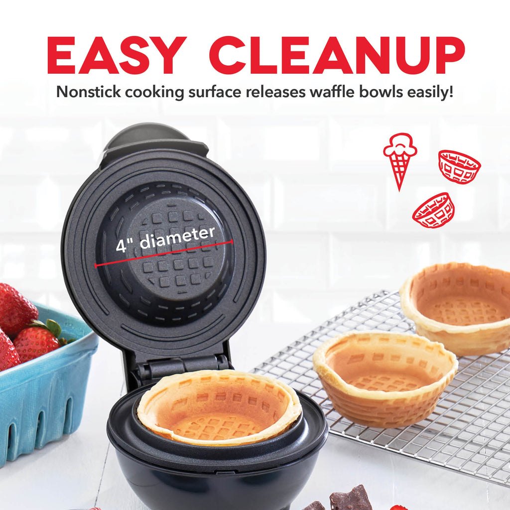 Mini Waffle Bowl Maker